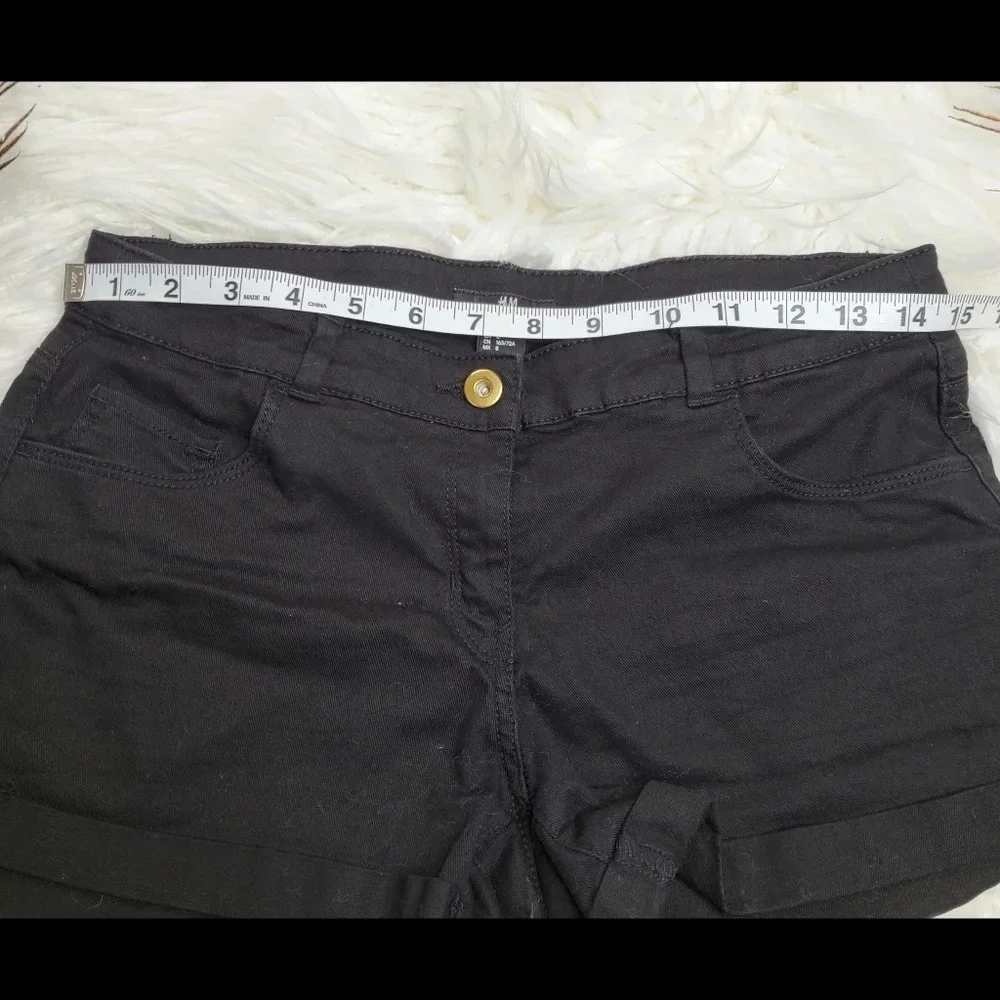 H&M Black‎ Denim Shorts